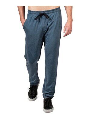 Natori Men's Enso Drawstring Elastic Waist Knit Lounge Pants, Stargazer, Large